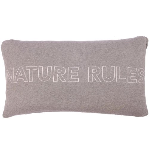 Strickkissen, „Nature rules“ von By Nord, nur Hülle