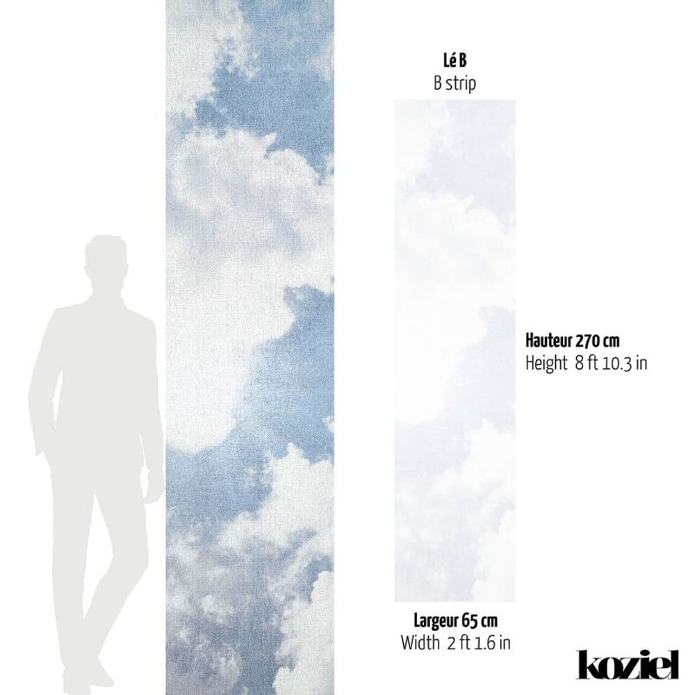Panoramatapete "Wolken-Himmel" von Koziel aus Frankreich ( Preis pro Bahn) 4