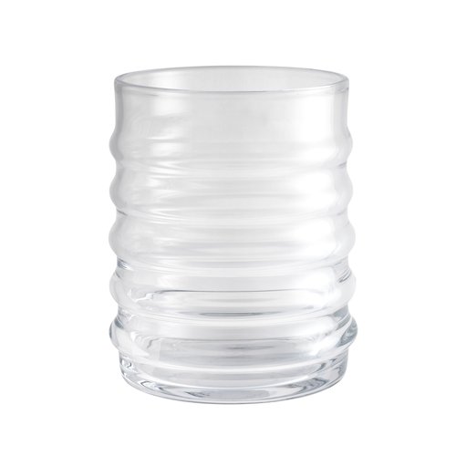 Moderne Vase, clear, "Wilma" von Louise Roe aus Dänemark 1