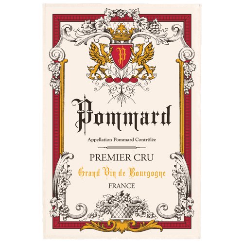 Geschirrtuch "Pommard-Grand vin de Bourgogne" 1