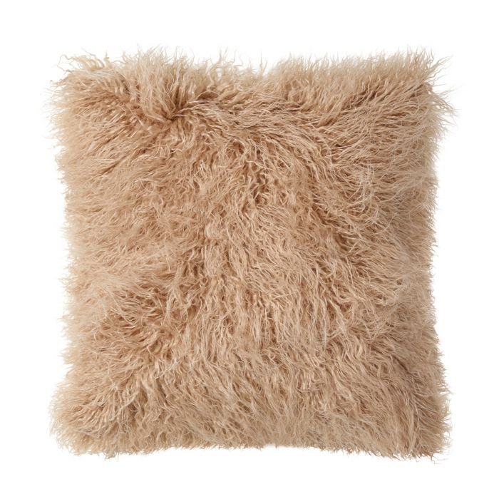 Fake Fur Kissenhülle von Proflax, beige