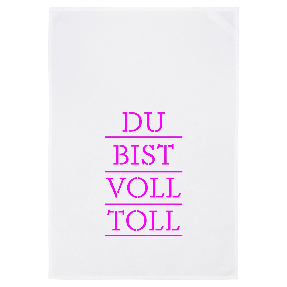 Geschirrtuch „Du bist voll toll“ von 17;30