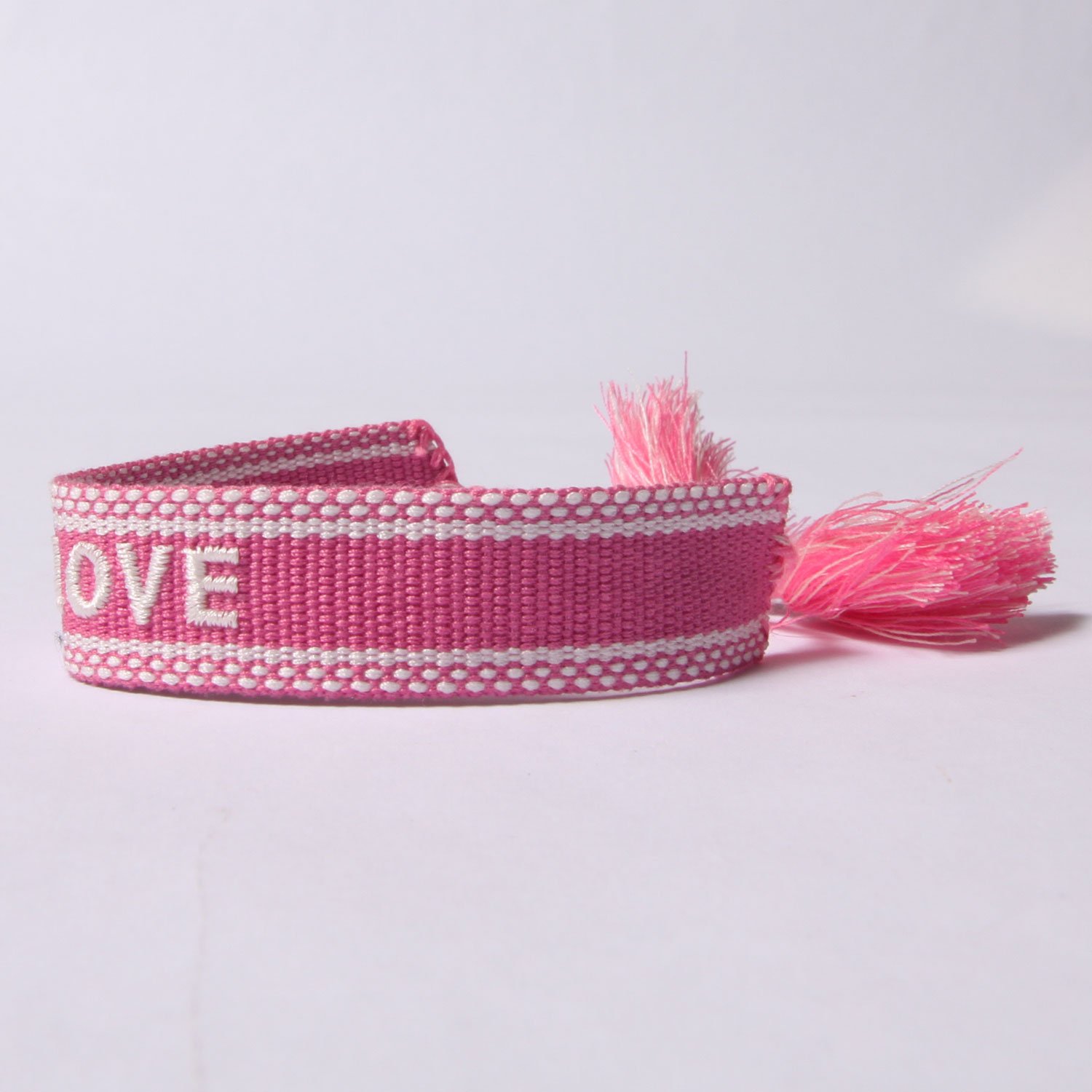 Armband, rosa-pink, "LOVE" 3