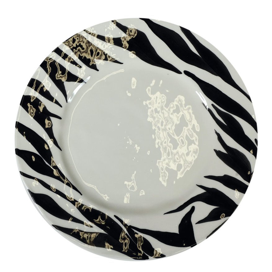 Virginia Casa: Platzteller „Zebra“, made in Italy