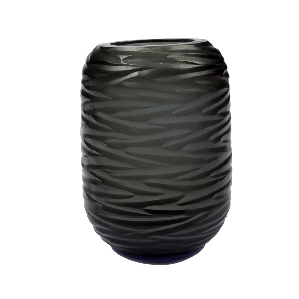 Kleine Vase steelgrey von Dekocandle