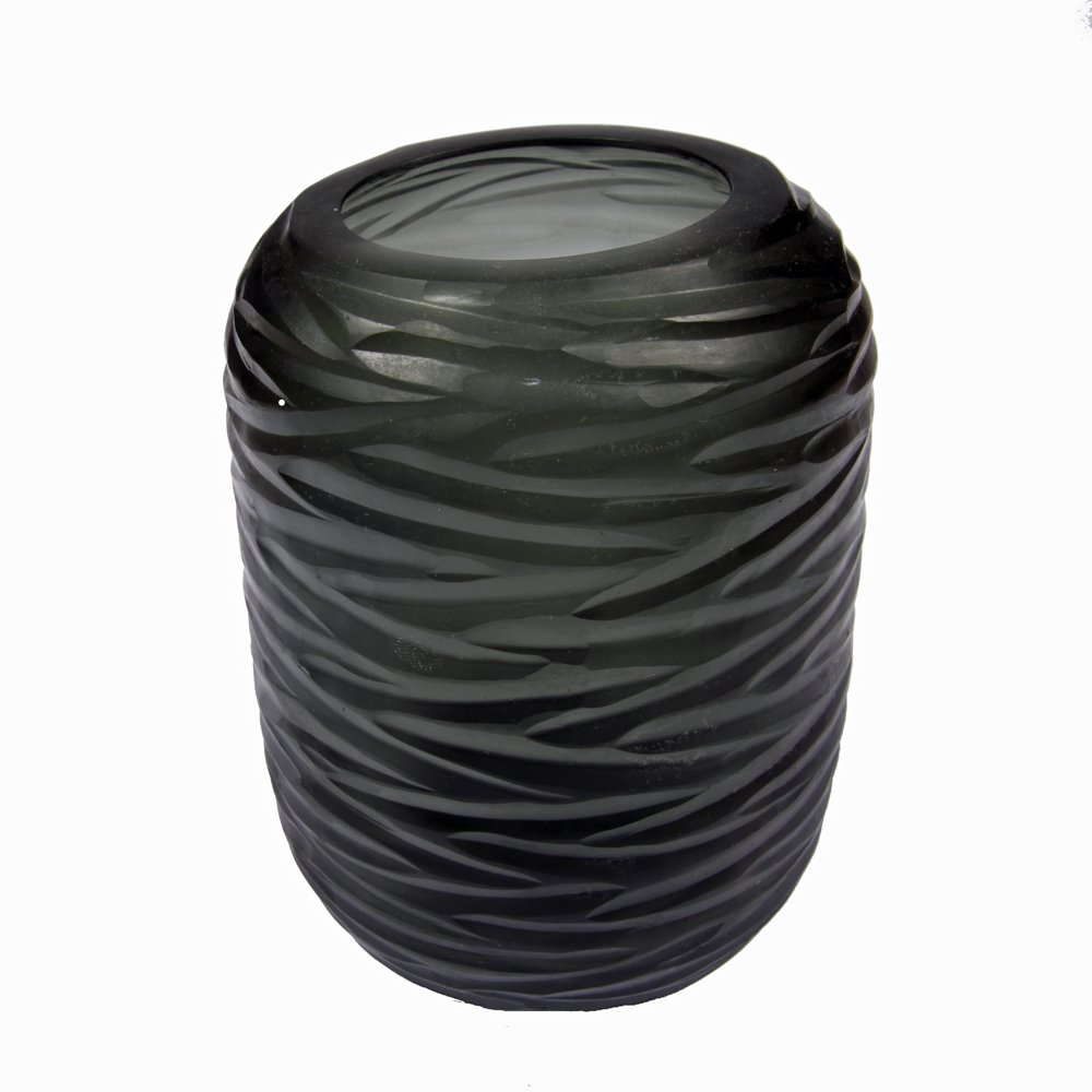 Kleine Vase steelgrey von Dekocandle 3