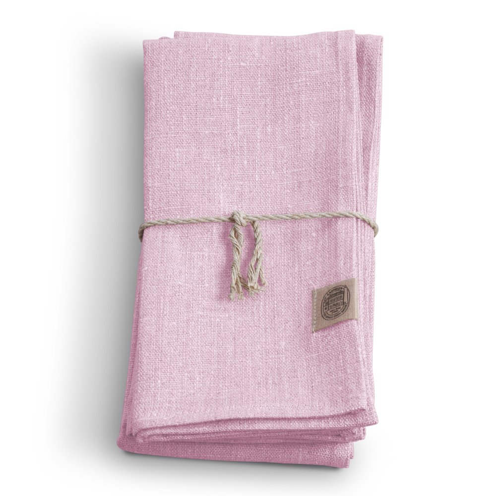 Serviette, Leinen, Classic von Lovely Linen, soft pink