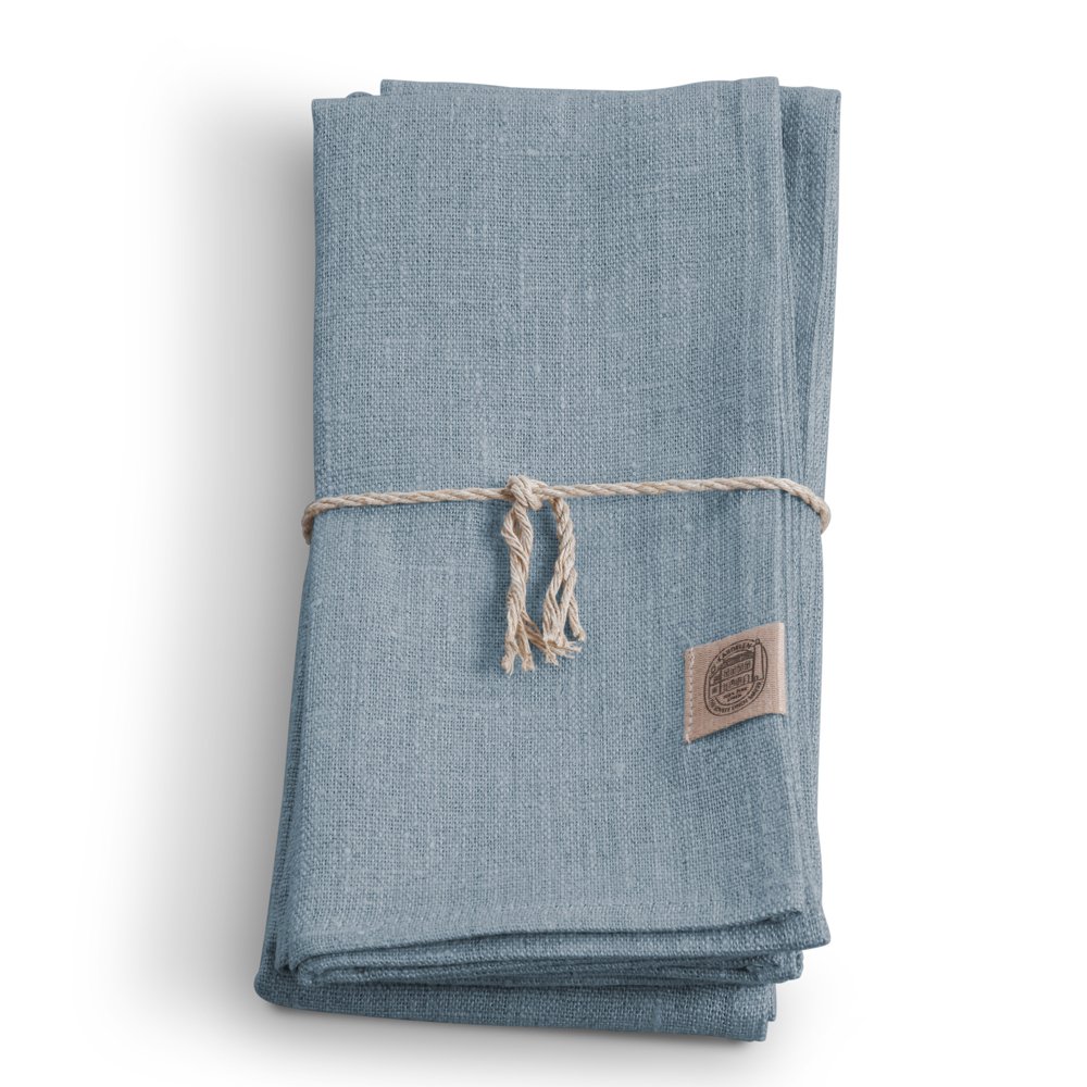 Serviette, Leinen, Classic von Lovely Linen, pigeon blue