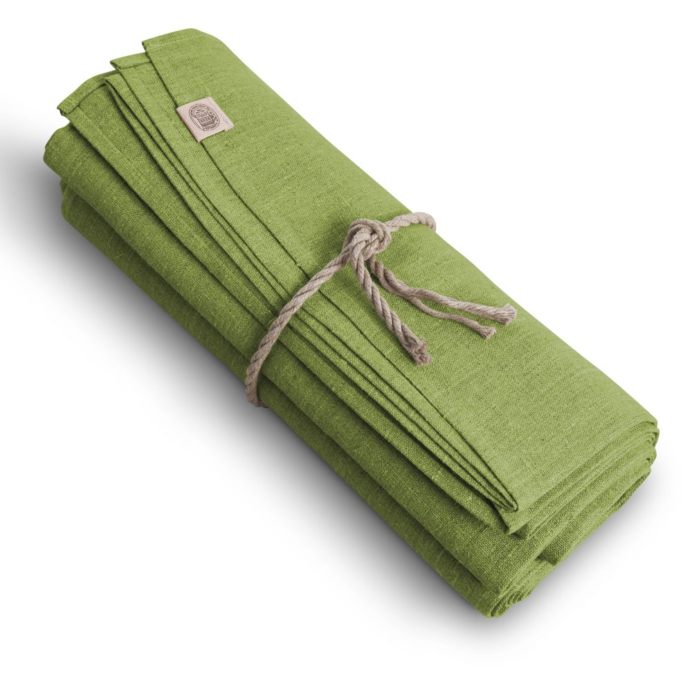 Tischdecke, Classic, summer green , Lovely Linen, 150x300,  Leinen 1