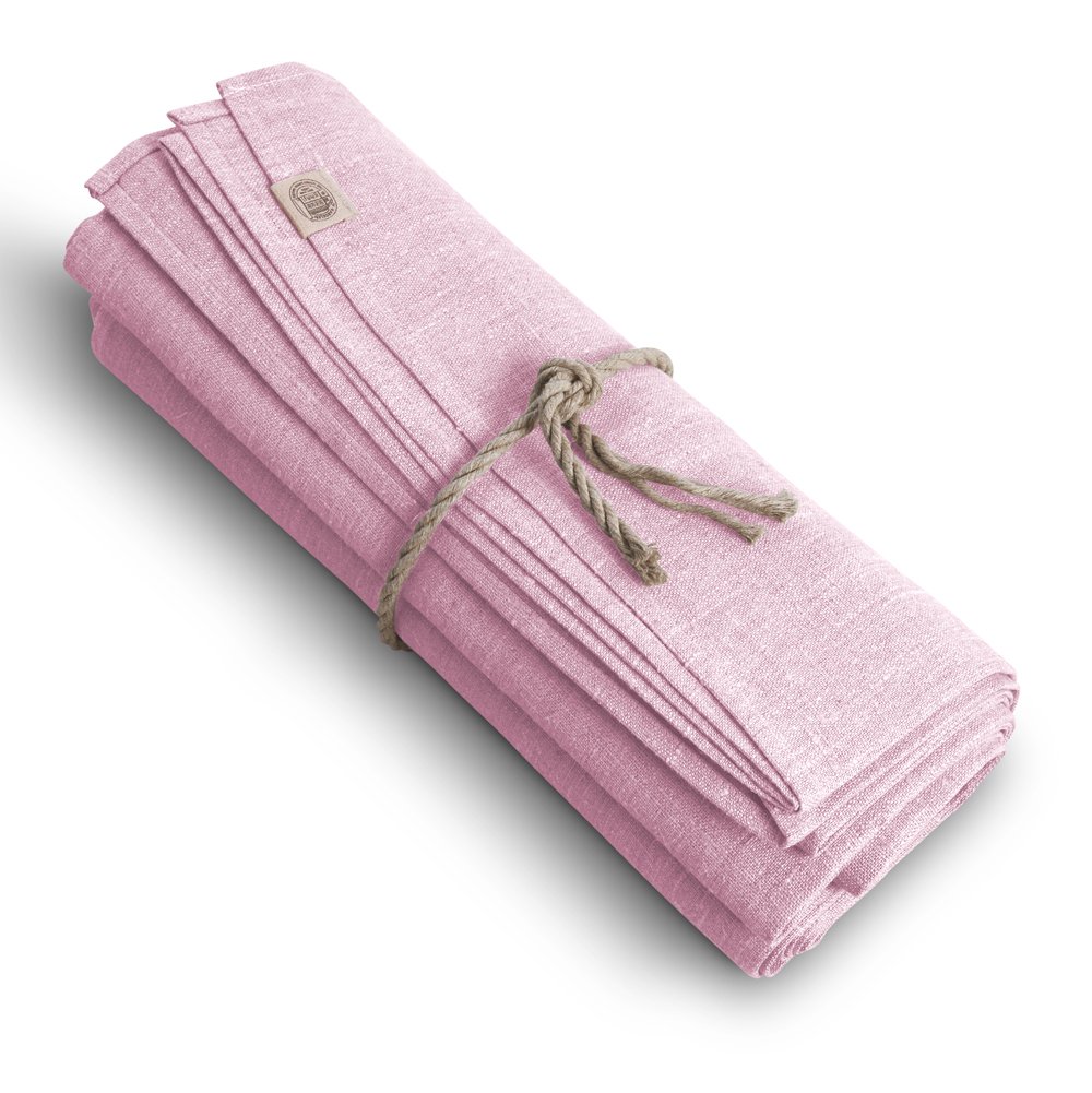 Tischdecke, Classic, soft pink , Lovely Linen, 150x300,  Leinen 1