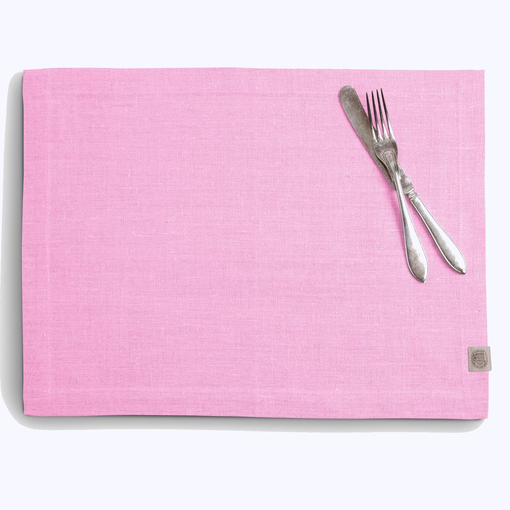 Tischset, Leinen, Classic von Lovely Linen, rosé 1