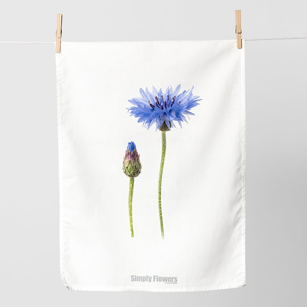 Geschirrtuch „Kornblume“, Simply Flowers by Lone Stokholm