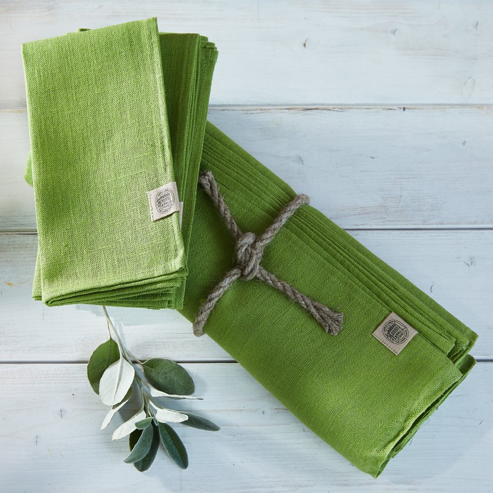Tischdecke, Classic, summer green , Lovely Linen, 150x300,  Leinen 2