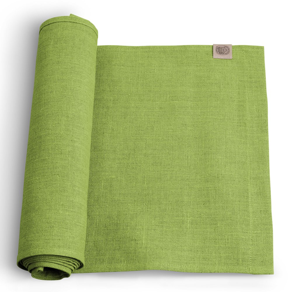 Tischläufer, Leinen, Classic von Lovely Linen, summer green