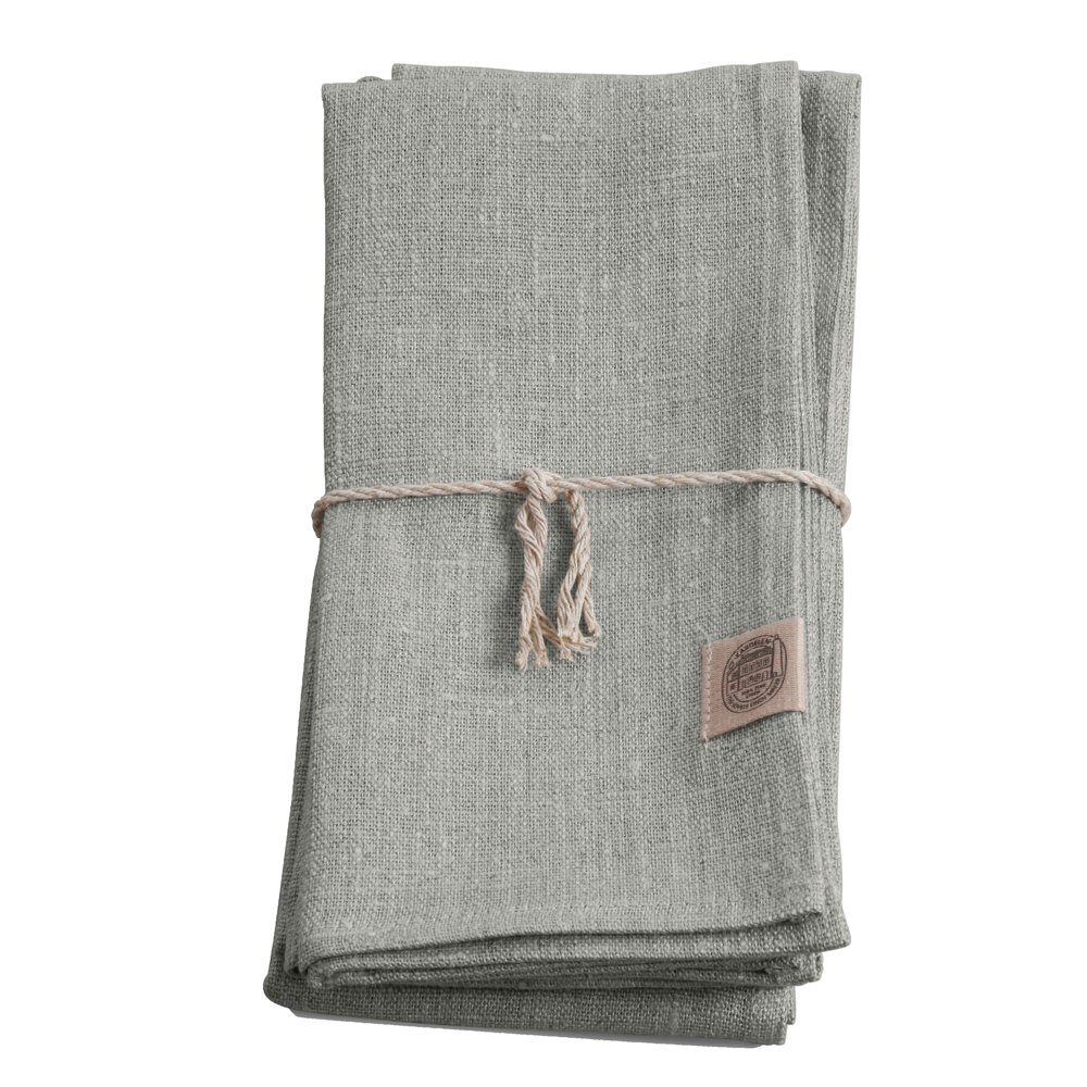 Serviette, Leinen, Classic von Lovely Linen, stone