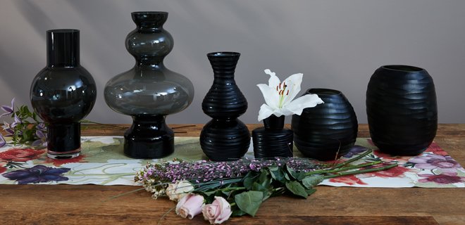 Mundgeblasene Vase von Dekocandle, H 20 cm 3