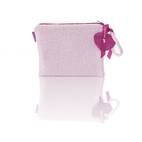 Frottée Clutch von farbenfreunde, ice rose