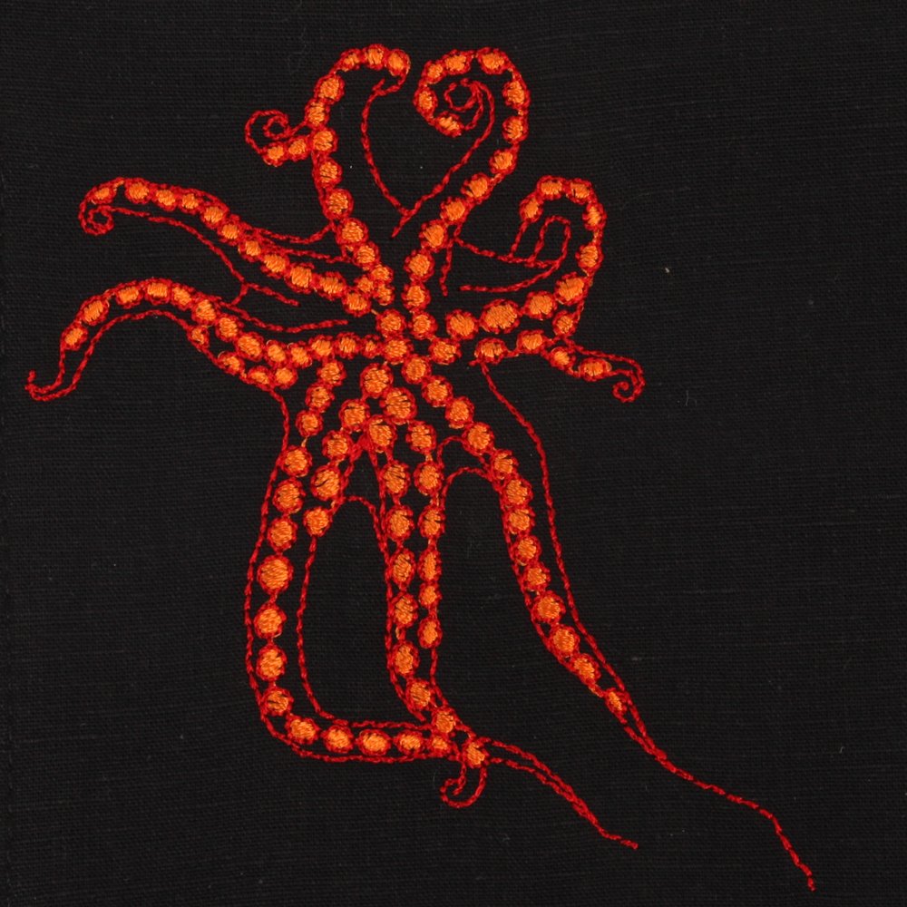 Serviette "Octopus" , schwarz, Vista Portuguese 5