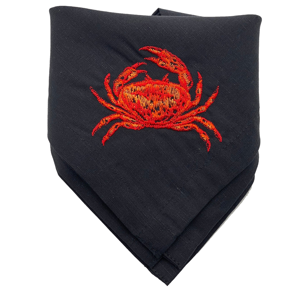 Serviette „Crab“ , schwarz, Vista Portuguese