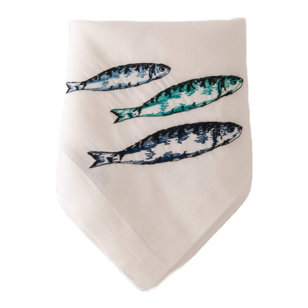 Serviette Sardinen – Bild 3