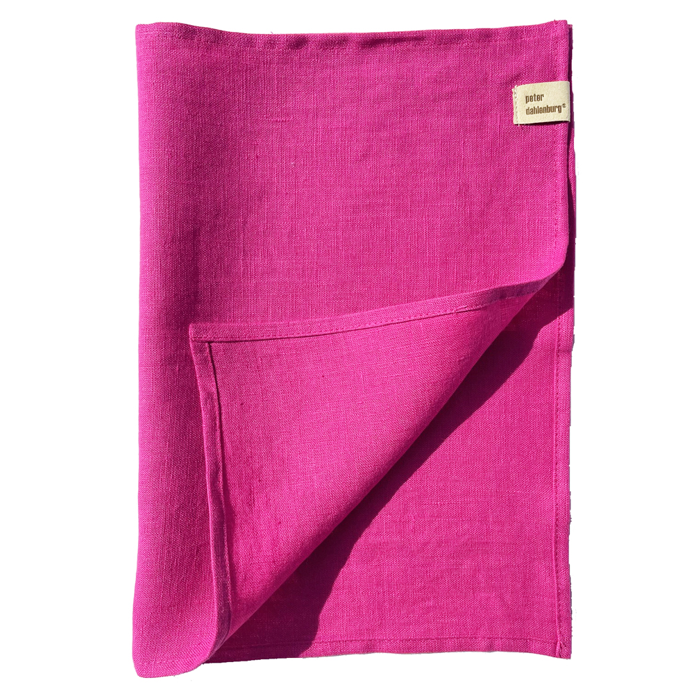 Tischset, Leinen, fuchsia, Peter Dahlenburg