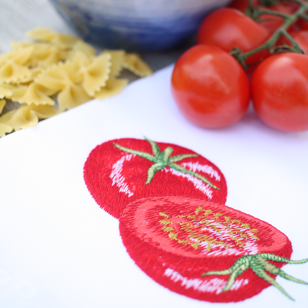 Geschirrtuch „Tomate“ , weiß, Vista Portuguese