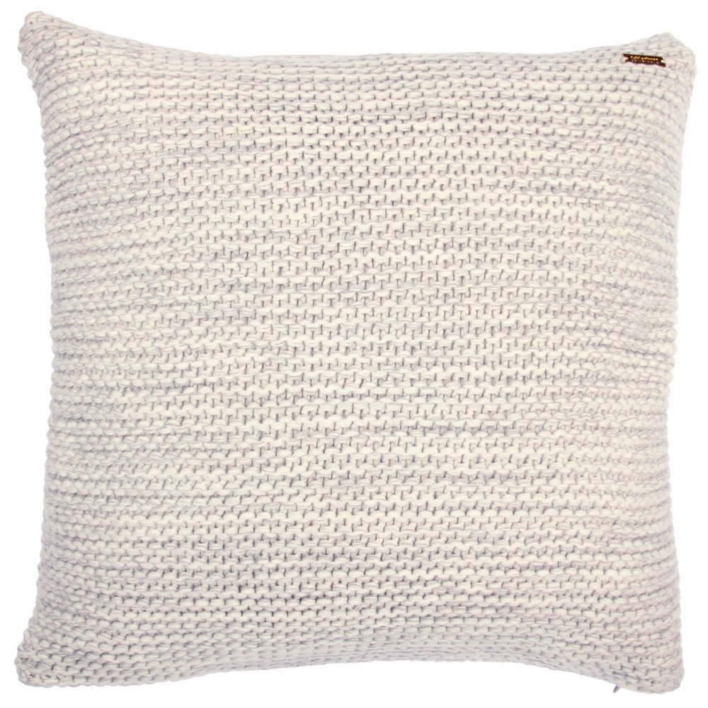 Strickkissenhülle „WAVE“ ecru melange von Peter Dahlenburg, Wolle