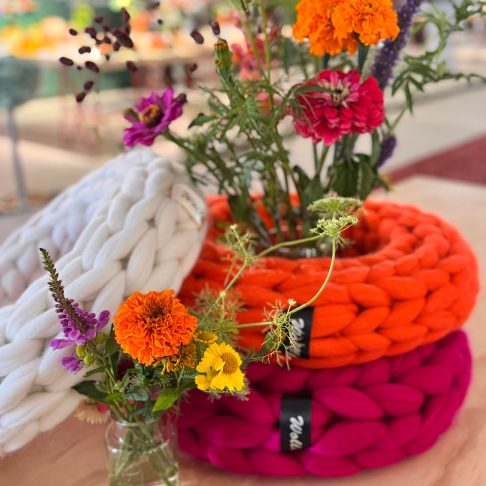 Dekokranz Standart, reine Merinowolle, viele Farben