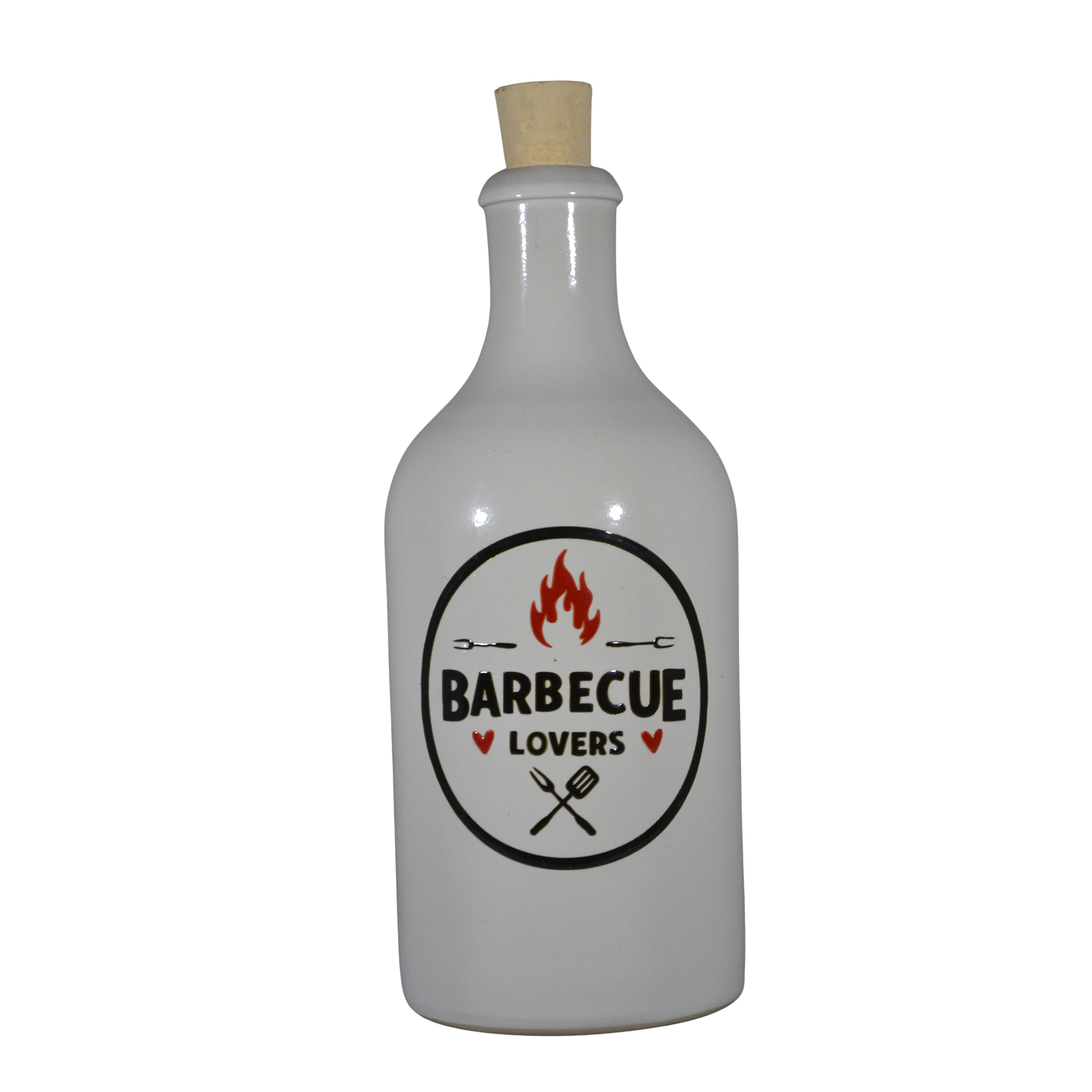 Keramikflaschen für Olivenöl, „BBQ Lovers“