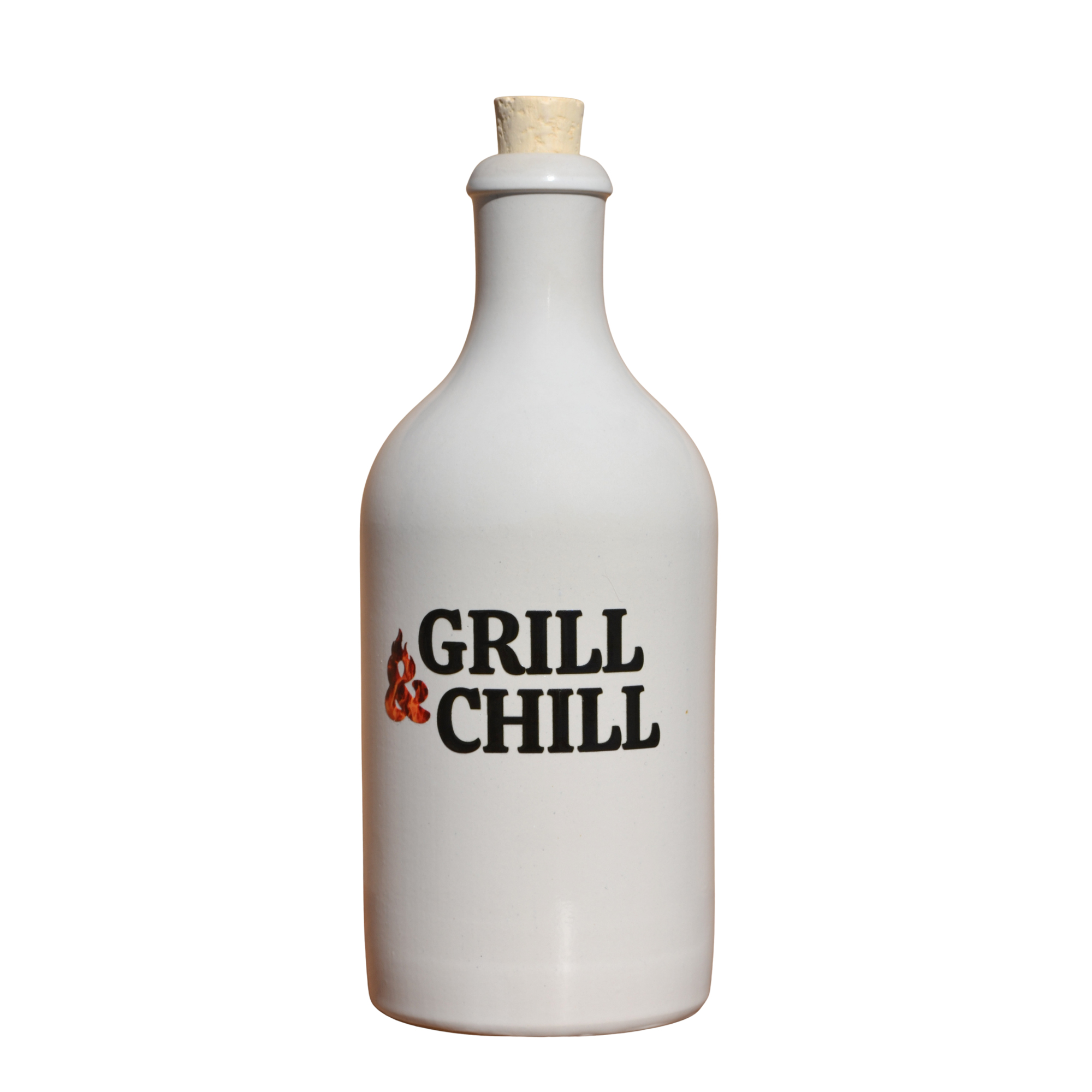 Keramikflaschen für Olivenöl, „Grill&Chill“